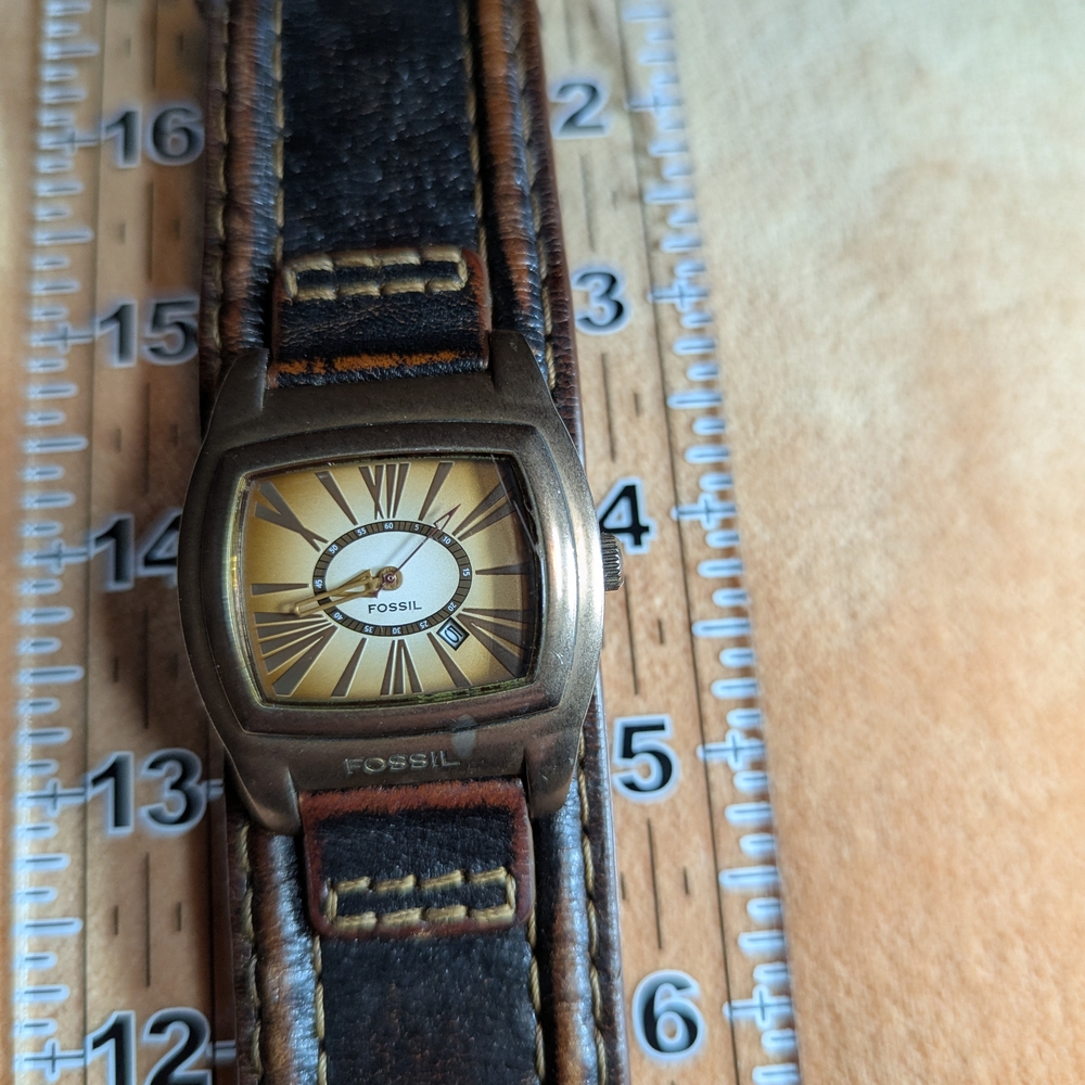 Fossil Brown Leather Watch